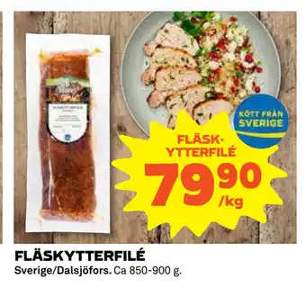 Coop Daglivs FLÄSKYTTERFILÉ erbjuda