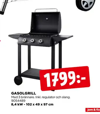 Jem&Fix GASOLGRILL erbjuda