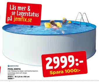 Jem&Fix POOL KRETA erbjuda