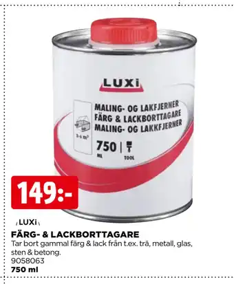 Jem&Fix FÄRG- & LACKBORTTAGARE erbjuda