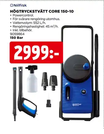 Jem&Fix HÖGTRYCKSTVÄTT CORE 150-10 erbjuda