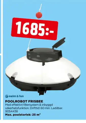 Jem&Fix POOLROBOT FRISBEE erbjuda