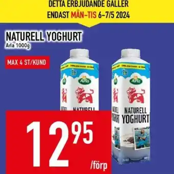 Matdax Arla yoghurt erbjuda