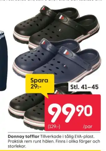 Rusta Donnay badtofflor erbjuda