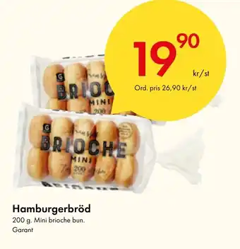 Snabbgross Hamburgerbröd erbjuda