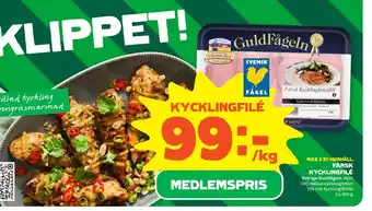 Stora Coop FÄRSK KYCKLINGFILÉ erbjuda