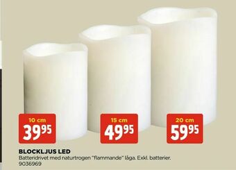 Jem&Fix Blockljus led erbjuda