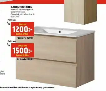 Badrumsmöbel