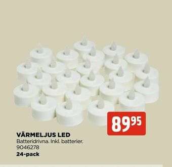 Jem&Fix Värmeljus led erbjuda