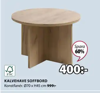 JYSK KALVEHAVE SOFFBORD erbjuda