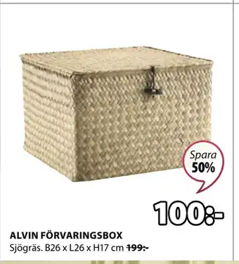 JYSK ALVIN FÖRVARINGSBOX erbjuda