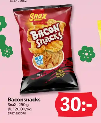 DollarStore Baconsnacks erbjuda