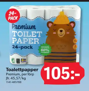 DollarStore Toalettpapper erbjuda