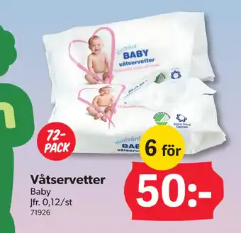 DollarStore Våtservetter erbjuda
