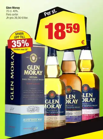 Calle Glen Moray erbjuda