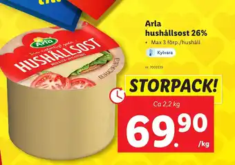 Lidl Arla hushållsost 26% erbjuda