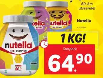 Lidl Nutella erbjuda