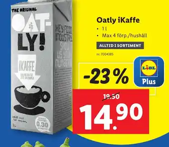 Lidl Oatly iKaffe erbjuda