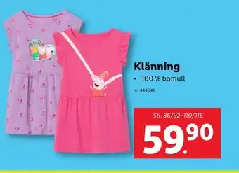 Lidl Klänning erbjuda