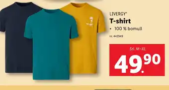 Lidl T-shirt erbjuda