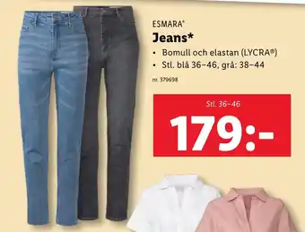 Lidl ESMARA Jeans erbjuda