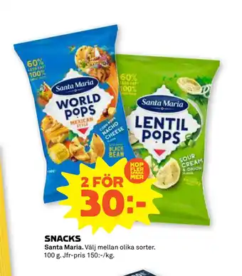 Stora Coop SNACKS erbjuda