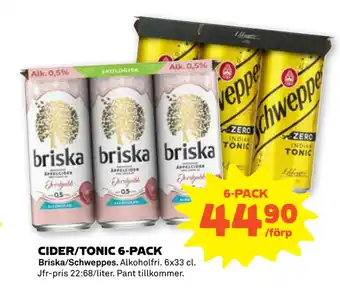 Stora Coop CIDER/TONIC 6-PACK erbjuda