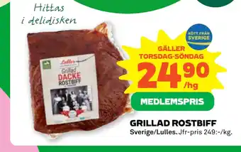 Stora Coop GRILLAD ROSTBIFF erbjuda