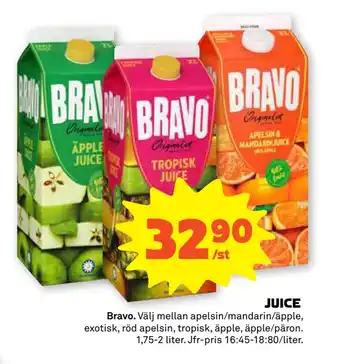 Stora Coop JUICE erbjuda