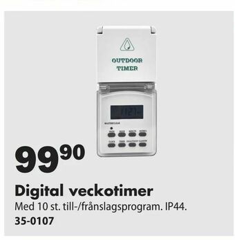 Biltema Digital veckotimer erbjuda
