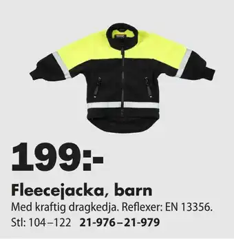 Fleecejacka barn