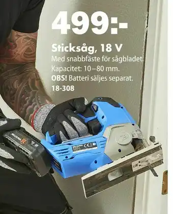 Sticksåg 18 V