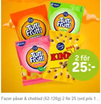 Fazer pasar & choklad 62-120g