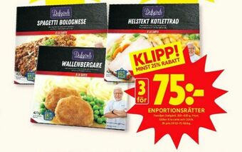 ICA Kvantum Dafgårds Färdigrätter erbjuda