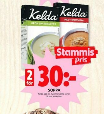 ICA Kvantum Kelda Soppor erbjuda