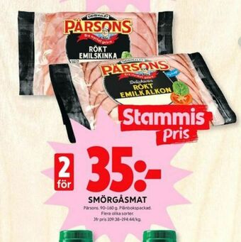 ICA Kvantum Pärsons Smörgåspålägg erbjuda
