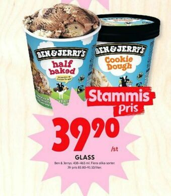 ICA Kvantum Ben & Jerrys Glass erbjuda