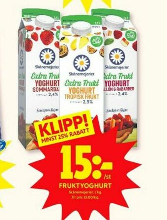 ICA Kvantum Skånemejerier Yoghurt erbjuda