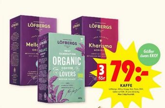 ICA Kvantum Kharisma Kaffe malet erbjuda
