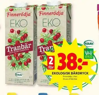 ICA Kvantum Finnerödja Fruktdryck erbjuda