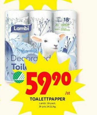 ICA Kvantum Decorated Toalettpapper erbjuda