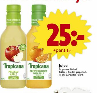 ICA Nära Tropicana Juice erbjuda