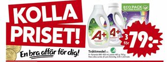 ICA Nära A+ Tvättmedel flytande erbjuda