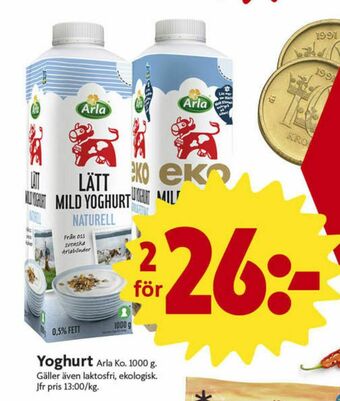 ICA Nära Arla Yoghurt erbjuda