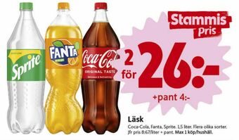 ICA Nära Coca Cola Läskedryck erbjuda