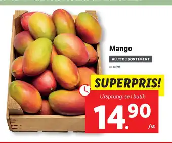 Lidl Mango erbjuda