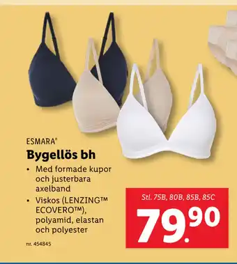 Lidl Bygellös bh erbjuda