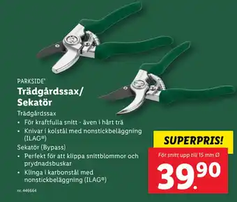 Lidl Trädgårdssax/Sekatör erbjuda