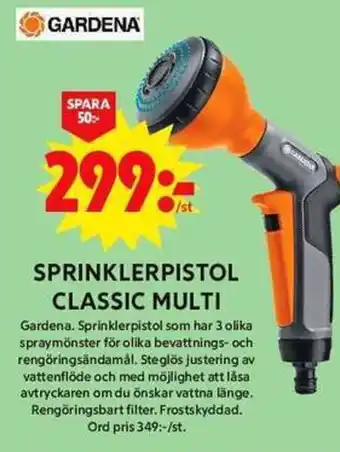 ICA Maxi SPRINKLERPISTOL CLASSIC MULTI erbjuda
