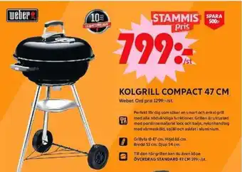 ICA Maxi KOLGRILL COMPACT 47 CM erbjuda